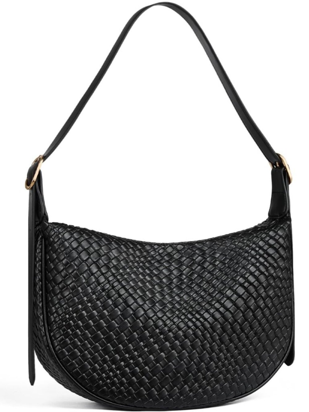 Purses for Women Crescent Crossbody Bag Vegan Leather Shoulder Hobo Handbag